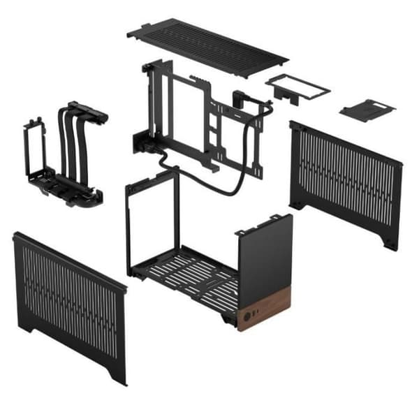 PC-fodral - FRACTAL DESIGN - FD-C-TER1N-01 - mini-ITX - SFF 10.4L - GPU upp till 322 mm - Terra Graphite
