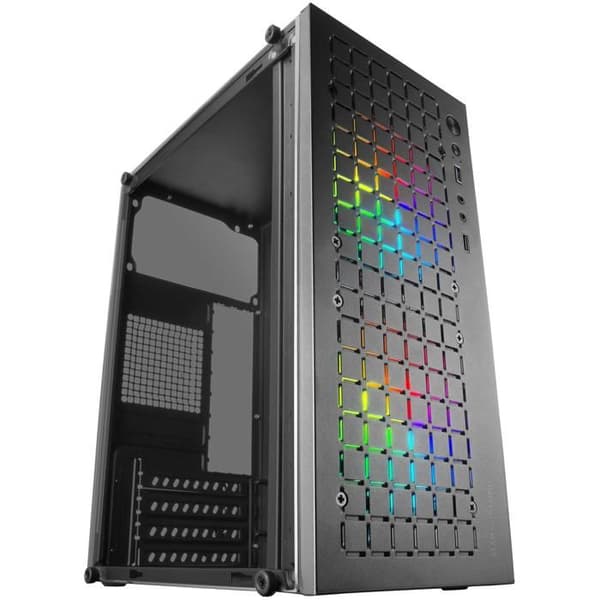 PC-fodral - MARS GAMING - MC-CORE - Ultrakompakt - 2x 120 mm FRGB-fläktar - Metal-Mesh Design Svart