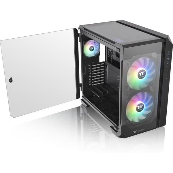 PC-fodral - THERMALTAKE - View 51 TG ARGB - Fodral utan strömförsörjning - Stort torn - E-ATX-format - Svart (CA-1Q6-00M1WN-00)