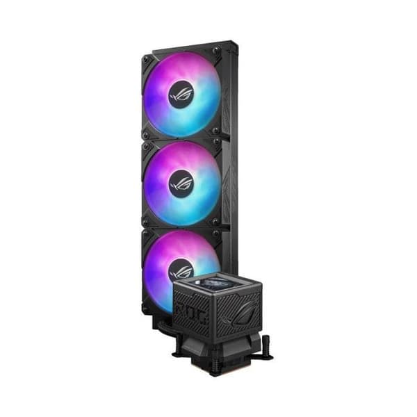 Vattenkyld CPU-kylare - ASUS - ROG Ryujin III 360 ARGB - Aseteks Gen8 V2-pump - 120 mm - Koppar