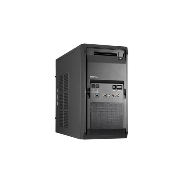 Chieftec LIBRA Series LT-01B Mini-Tower Micro ATX-fodral 350 Watt Svart USB-Audio Svart