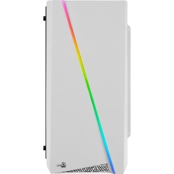 AeroCool Cylon Mini-G RGB Micro Tower ATX Chassi med glaspanel (Vit)