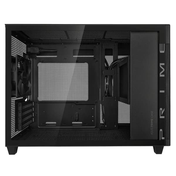 PC-chassi - ASUS - Liten torn - ATX/MATX - 2 x USB 3.2 Gen1 - 1 x USB 3.2 Gen2 Typ C - Härdat glas Svart