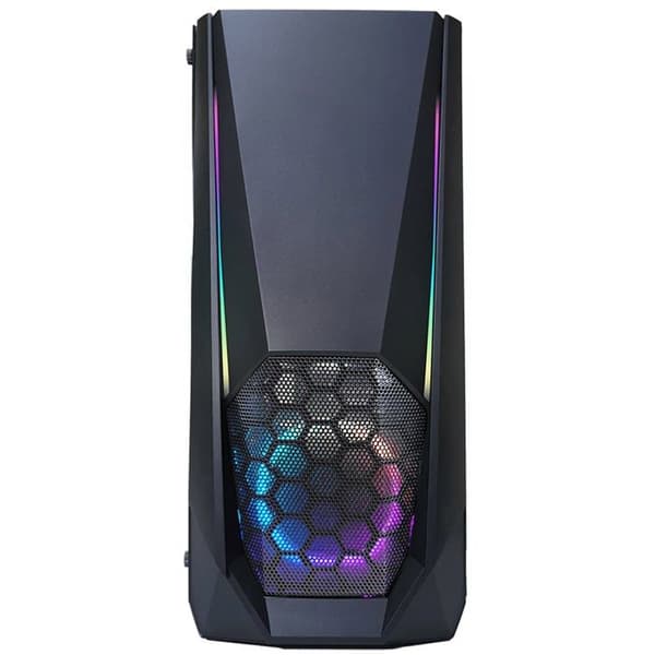 XILENCE XILENT BLAST X505.ARGB gaming PC-fodral - Svart - Tower - ATX/micro-ATX/mini-ITX - 1 ARGB PWM-fläkt