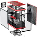 Miniatyrbild 3 av 5: PC-chassi med mellanliggande tur ATX med glaspaneler Hyte Y40