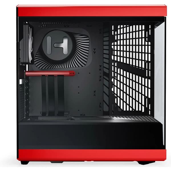 PC-chassi med mellanliggande tur ATX med glaspaneler Hyte Y40