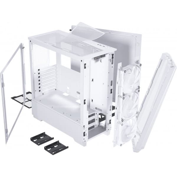 Phanteks Eclipse G360A ATX-chassi med fönster, vit