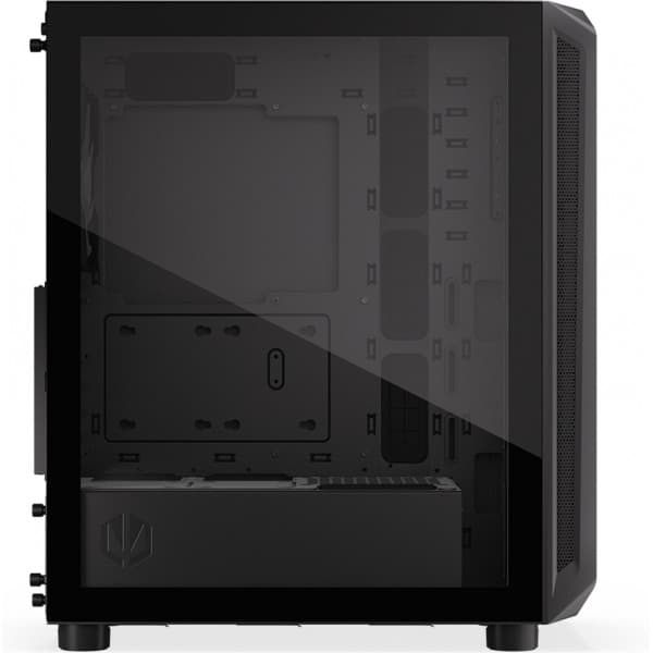 Endorfy Arx 500 ARGB Mid Tower ATX-chassi med fönster, svart
