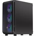 Miniatyrbild 10 av 11: Endorfy Arx 500 ARGB Mid Tower ATX-chassi med fönster, svart
