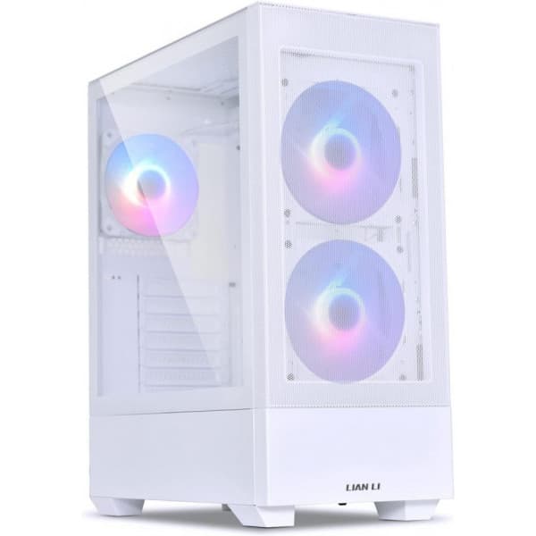 Lian Li LANCOOL 205 MESH C ATX-chassi med fönster, vitt Vit