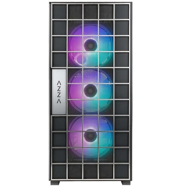 Mellanstort ATX Chassi - Azza - Neo RGB - Glaspanel - Svart - Avancerad anpassning