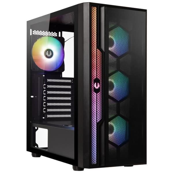 PC Chassi - BITFENIX - Apollo ARGB - Minitur - Svart - 4 A-RGB-fläktar inkluderade
