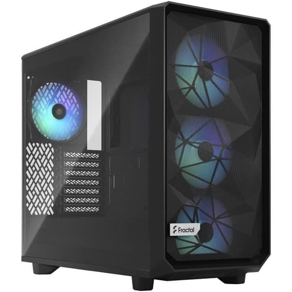 FRACTAL DESIGN - Meshify 2 Lite RGB Black TG Light Tint - PC-fodral - Svart ( FD-C-MEL2A-05 ) Svart