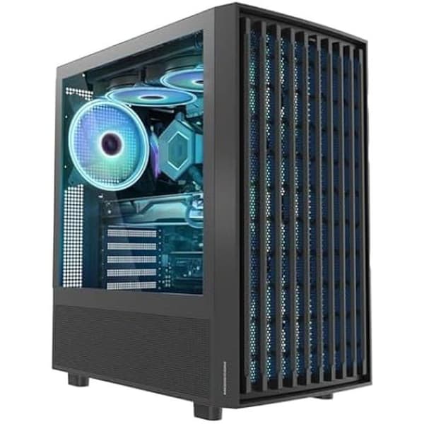 ATX Semi-Tower Case - MODECOM - Breeze ARGB - Flerfärgad - 46,5x29x50,5 cm - ATX-kompatibel