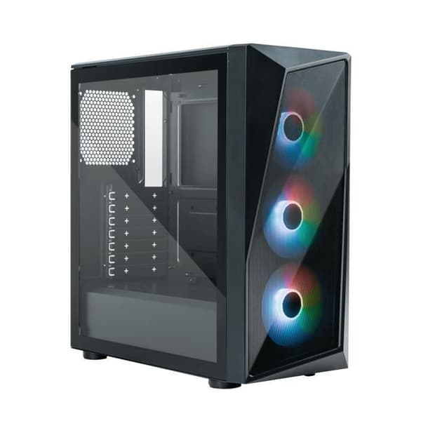 Cooler Master CMP 520 PC-fodral - ATX - Svart - 3 120 mm ARGB-fläktar - Mångsidig kylning