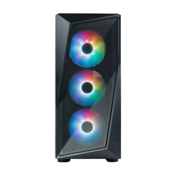 Cooler Master CMP 520 PC-fodral - ATX - Svart - 3 120 mm ARGB-fläktar - Mångsidig kylning