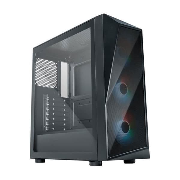 Cooler Master CMP 520 PC-fodral - ATX - Svart - 3 120 mm ARGB-fläktar - Mångsidig kylning