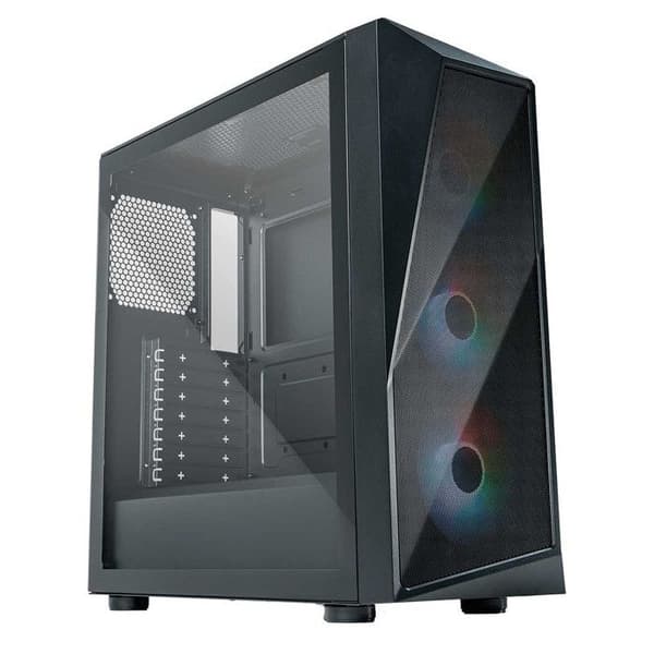 Cooler Master CMP 520 PC-fodral - ATX - Svart - 3 120 mm ARGB-fläktar - Mångsidig kylning Svart