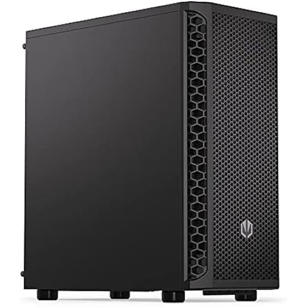 ENDORFY Signum 300 Solid, datorfodral med frontpanel i mesh, avtagbara dammfilter, bekväm datahantering Svart