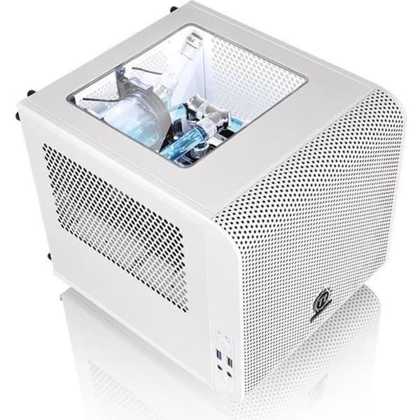 Thermaltake Core V1 Snow Edition PC-fodral Vit Vit