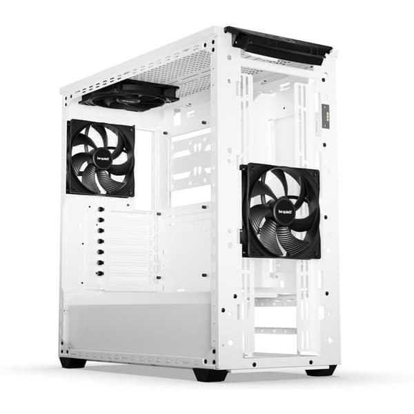 Mellanliggande chassi - be quiet! - Shadow Base 800 DX - Vit - Elegant design - Optimerad kylning