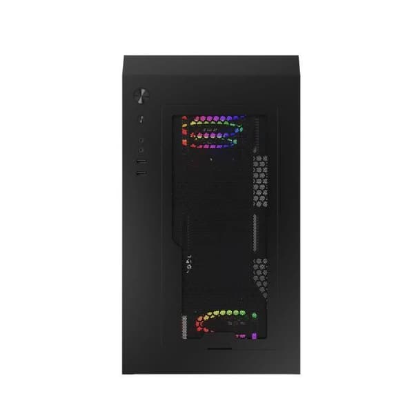 MRED Mercury RGB M-ATX Black Gaming PC-fodral