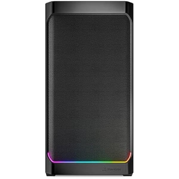 Sharkoon MK4 RGB Stripes Svart, mATX PC Chassi