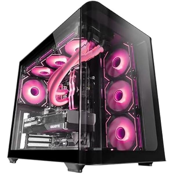 ATX-spelfodral - MARS GAMING - MC-Fusion - Böjt glas - Högpresterande kylning - Dubbelkammare