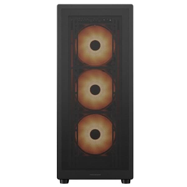 Gamingchassi - Cougar Gaming - MX220RGBBLACK - Medel ATX-chassi - 4 ARGB-fläktar 120mm - USB 3.2 Gen 2 Typ C