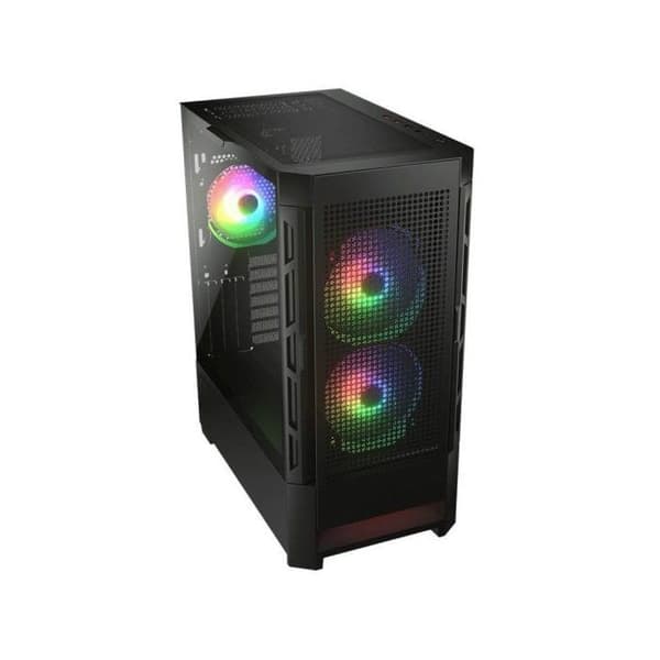 Gaming PC-fodral - Cougar Gaming - DUOFACE RGB BLACK - Verktygsfri montering - Dammfilter