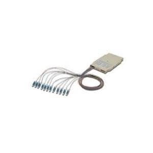 Assmann splejsningskassette med 12 pigtails, formonteret LC (APC), singlemode 9/125Á farve pigtails, LSZH (A-96933-02-APC)