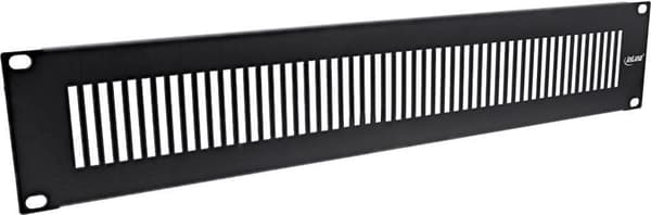 INLINE - Rack blanking panel - Sort, RAL 9005 - 2U - 48,3 cm (19")