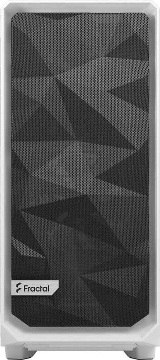 FRACTAL DESIGN - PC Meshify 2 Compact Case Vit Transparent Panel av härdat glas Vit