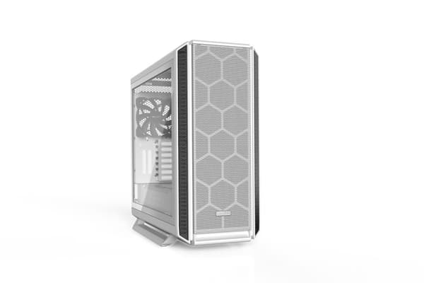 Vær stille! Silent Base 802 Vindue Hvid Midi Tower Hvid Hvid