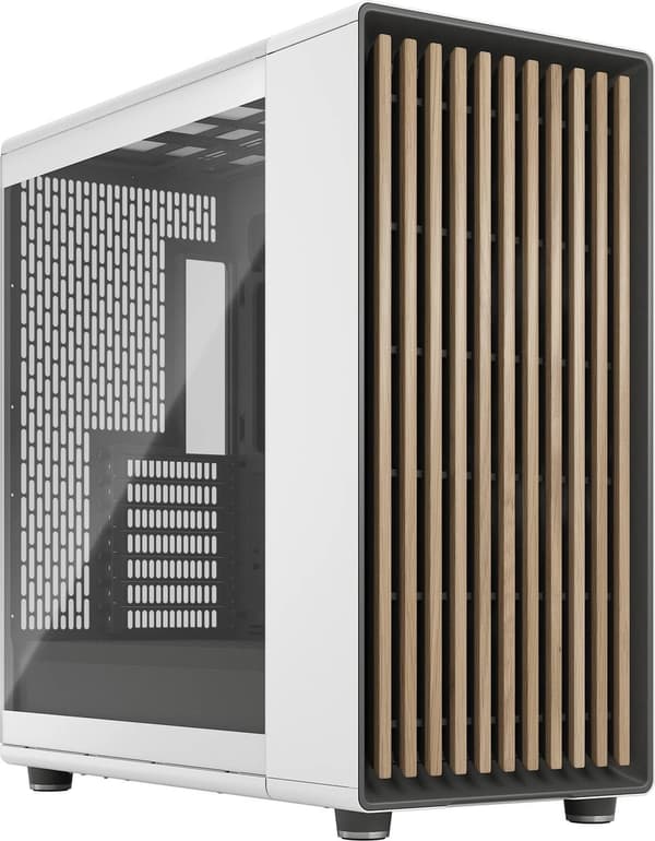 Fractal Design North XL Chalk White TG Clear - Tower modell - ATX - vit Vit