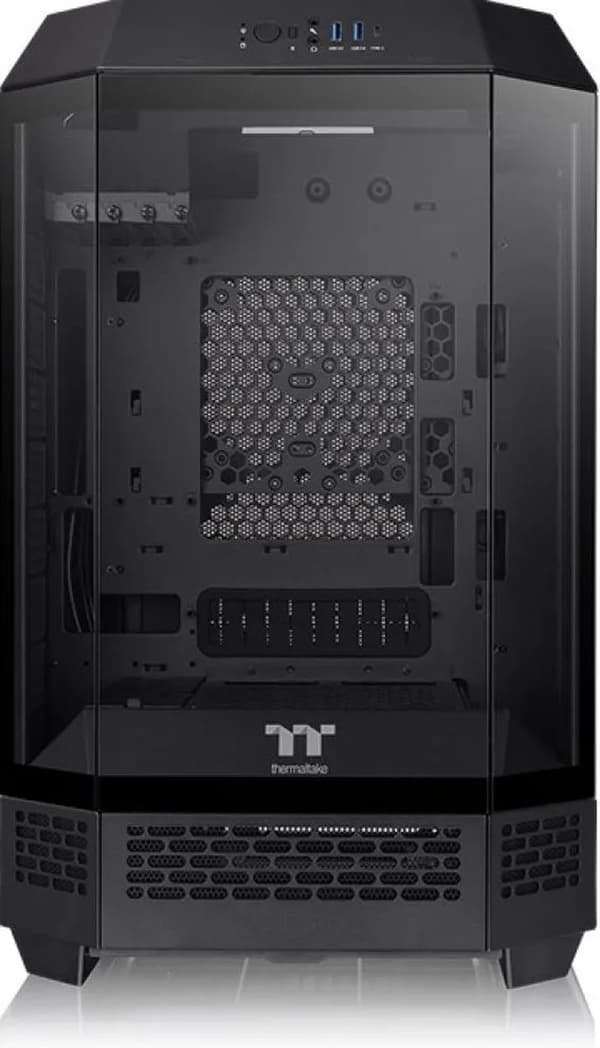 Thermaltake The Tower 300 - mini torn modell - micro ATX - svart Svart