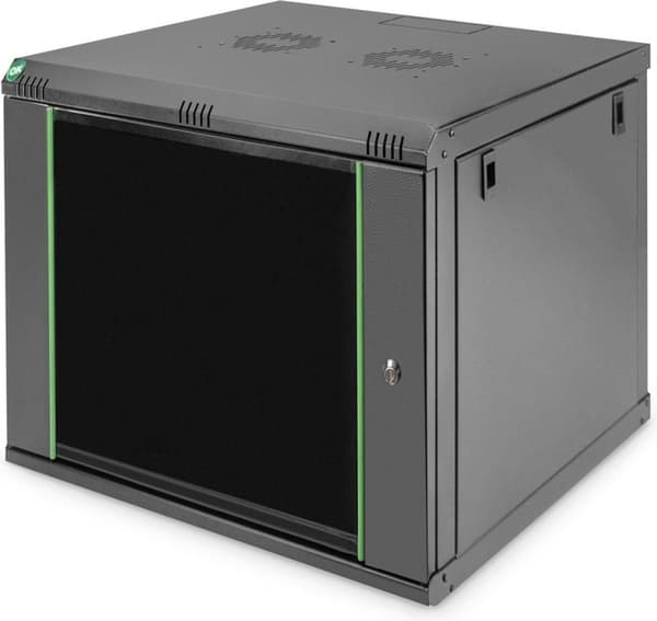 Digitus DN-19 09-U-EC-SW ställ 9U Väggställ Svart