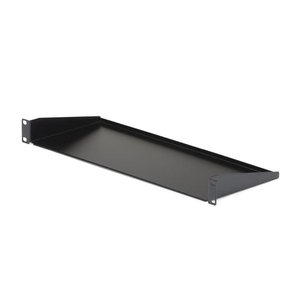StarTech 1U 7 tommer dyb universal rackmonteret fast hylde - 15 kg