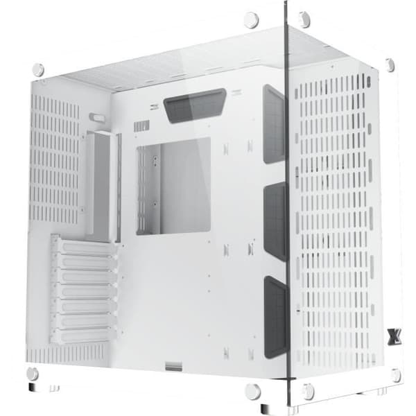 XIGMATEK Aquarius Plus Arctic ARGB (Vit) - Fodral utan strömförsörjning - Mellantorn - ATX-format