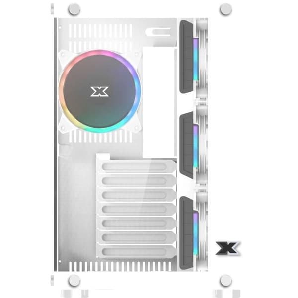 XIGMATEK Aquarius Plus Arctic ARGB (Vit) - Fodral utan strömförsörjning - Mellantorn - ATX-format