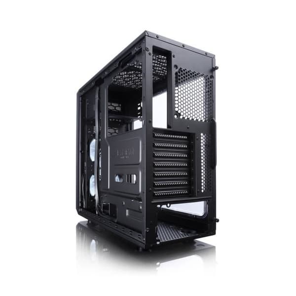 FRACTAL DESIGN PC CASE Focus G - Medium Tower - Svart - Härdat glas - ATX-format (FD-CA-FOCUS-BK-W)