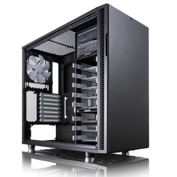FRACTAL DESIGN PC CASE Define R5 - Medium Tower - Svart - ATX-format (FD-CA-DEF-R5-BK)