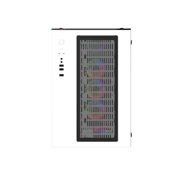 MRED - ATX Gamer PC-fodral - Vit RGB Crystal Sea