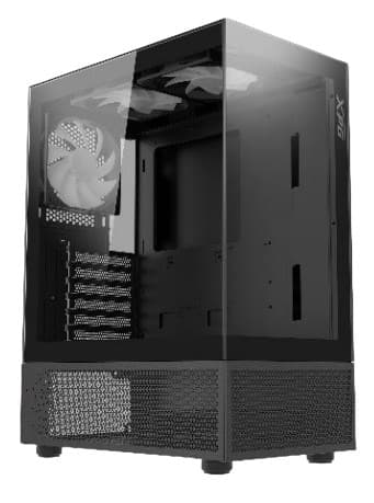 XPG INVADER X MINI KOMPAKT MIDTORN-CHASSI Svart Svart