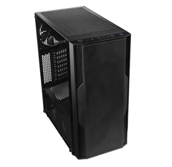 Logic Agir Mesh + Glass USB 3.0 Sort kabinet uden strømforsyning