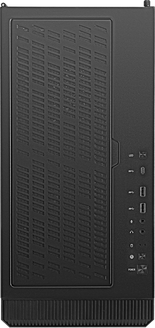 MSI MPG VELOX 100P AIRFLOW -pelitietokoneen keskikokoinen tornikotelo, musta, 3 x 120 mm tuuletin + 1 x 120 mm ARGB-tuuletin, ARGB-valonauha, USB Type