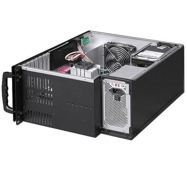 Techly Chassis Industrial Rack 19/Desktop 4U Ultra Compact Sort" I-CASE MP-P4HX-BLK6