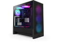 Miniatyrbillede 1 af 2: NZXT H5 Flow RGB Midi Tower Sort