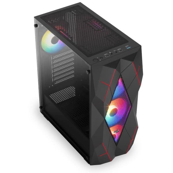 PC-kabinet Aerocool PGS Volcan-G-BK-V1