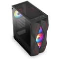 Miniatyrbillede 2 af 3: PC-kabinet Aerocool PGS Volcan-G-BK-V1